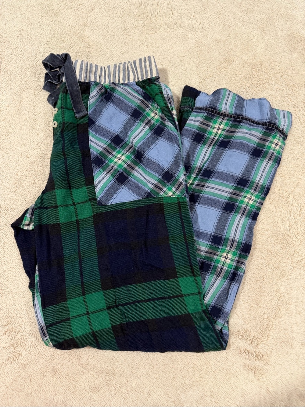 aerie plaid pajamas pants size small